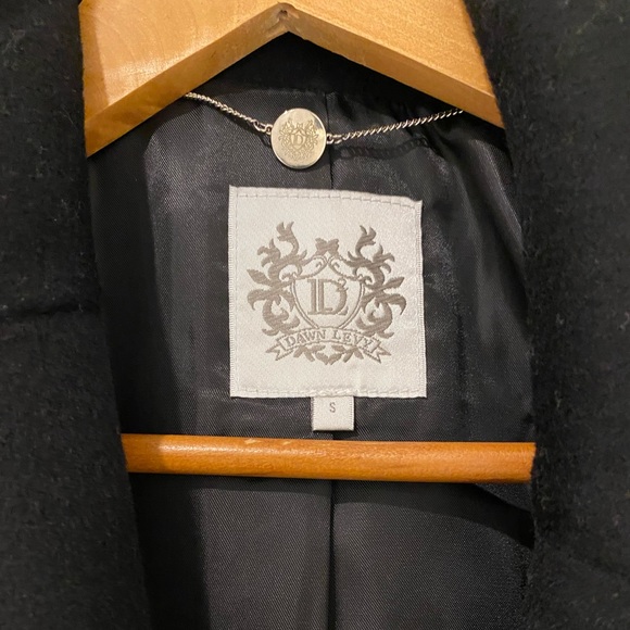 Dawn Levy Ricki Leather Trench Coat - Picture 5 of 5